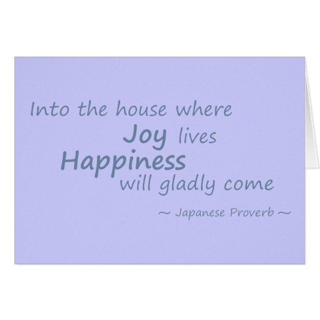 Joy, happiness lt blue (Front Horizontal)