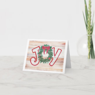 Joy Holiday Card