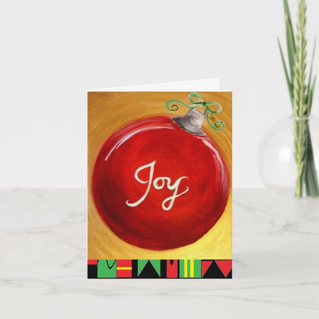 Joy Holiday Card by Alicia L. McDaniel (Front)
