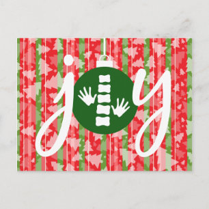 JOY Holiday Christmas Chiropractic Postcard