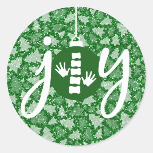 JOY Holiday Christmas Chiropractic Stickers