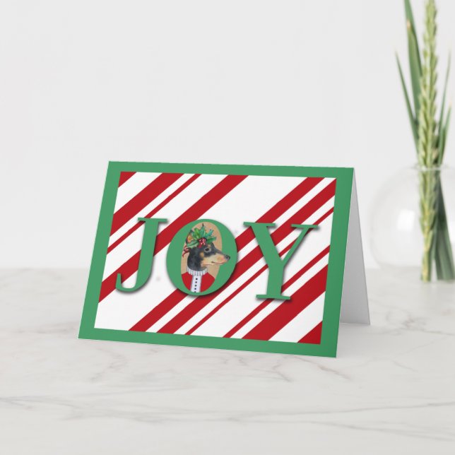 Joy Holiday Greeting Card (Front)