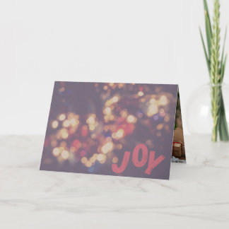 Joy Holiday Greeting Card