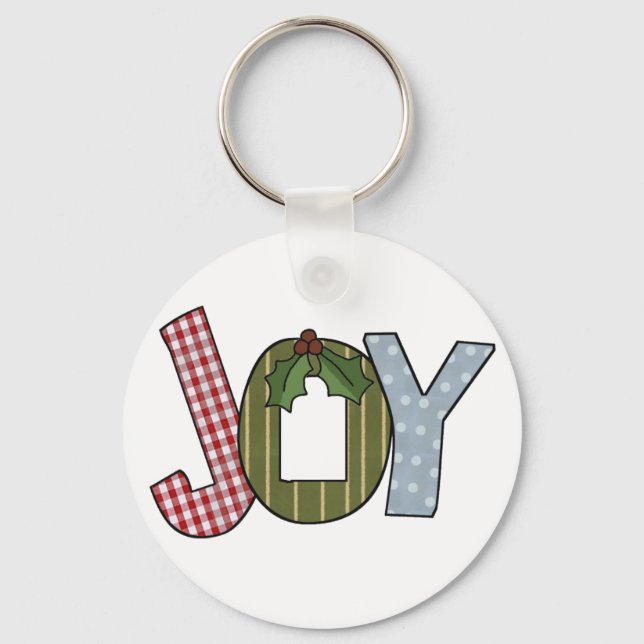 JOY Holiday Tshirts and gifts Key Ring (Front)