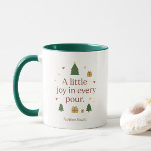 Joy in a Cup Minimalist Christmas Mug