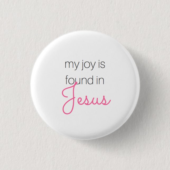 Joy in Jesus Button (Front)