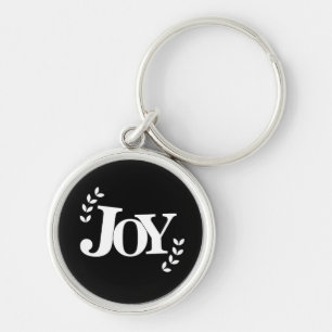 Joy Inspirational Quote Key Ring