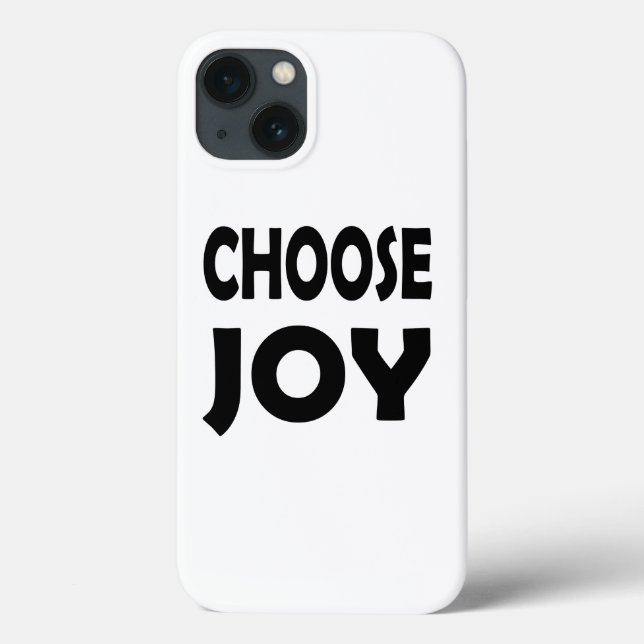 Joy is a Choice | Happiness Inspiration Case-Mate iPhone Case (Back)