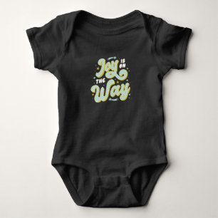 Joy Is On The Way Baby Announcement Bodysuit