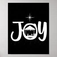 Joy Jesus Nativity Scene Cool Christmas Apparel 