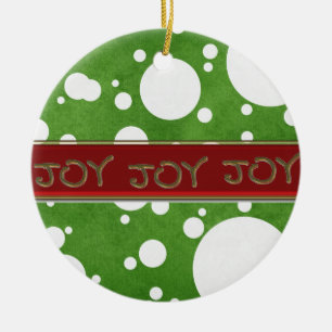 JOY-JOY-JOY Photo Christmas Ornament Template