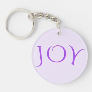 Joy Keychain Your Design Choose Text, Font, Colour