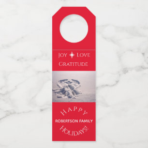 Joy-Love-Gratitude Snow Angel Bottle Tag