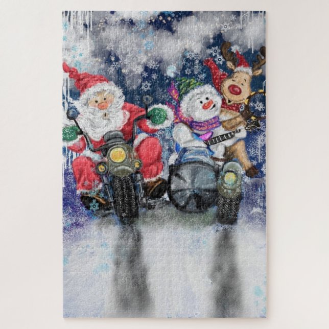 Joy - Merry Christmas - Happy Jigsaw Puzzle (Vertical)