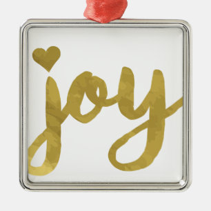 Joy Metal Ornament