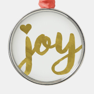 Joy Metal Ornament