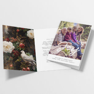 Joy Modern Inspirational Family Photo Holiday Card