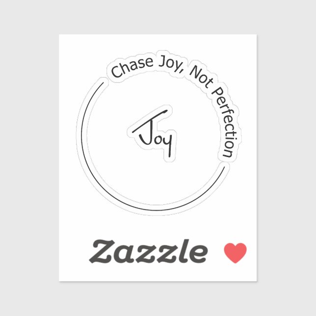 Joy Not Perfection (Sheet)