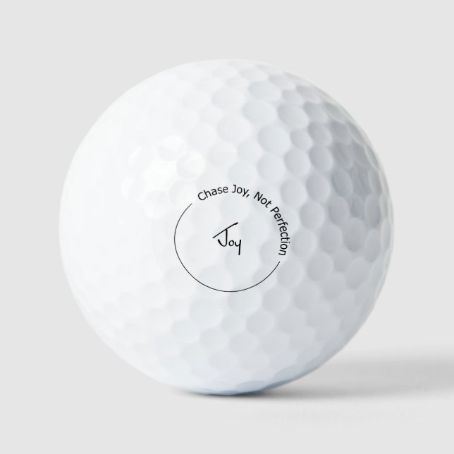 Joy Not Perfection Golf Balls (Front)