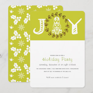 Joy Nutcracker Holiday Party Invitation