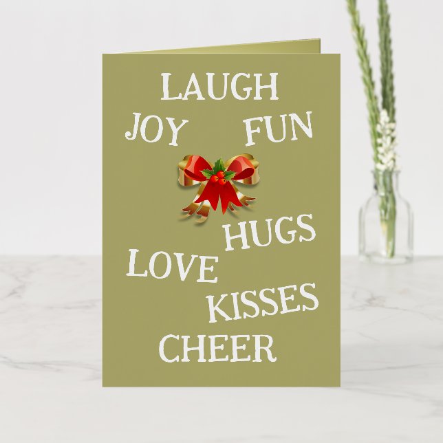 Joy of Christmas Card (Flower)