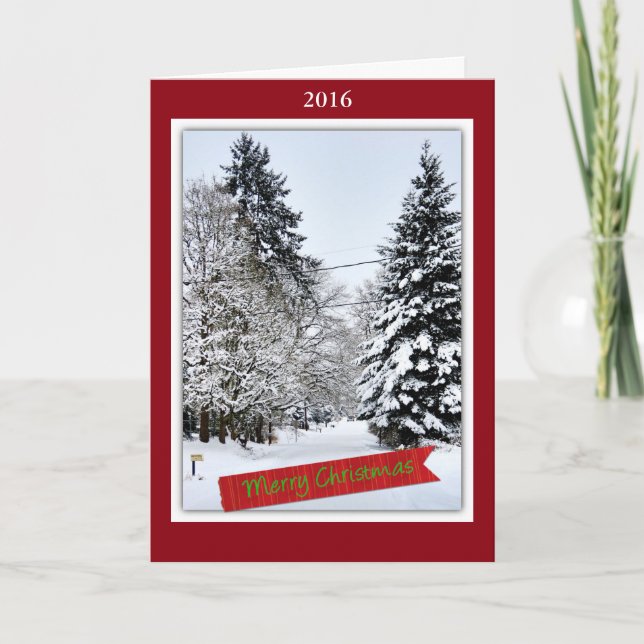 Joy of Christmas Holiday Card (Front)