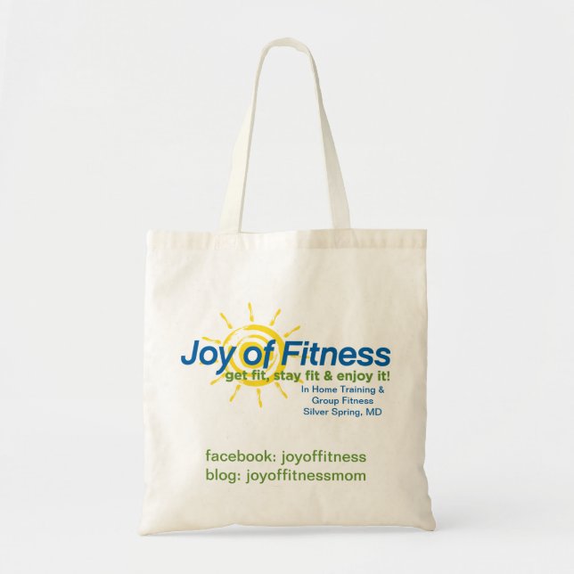 Joy of Fitness Reusable Bag (Front)