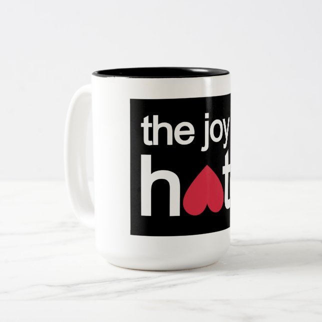 Joy of Hate Two-Tone Coffee Mug (Front Left)