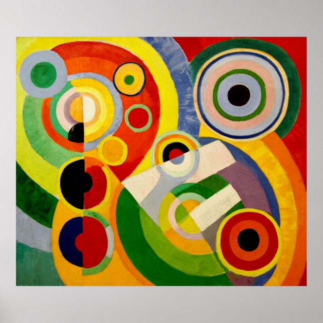 Joy of Life - Abstract Classic by Robert Delaunay Poster (Front)