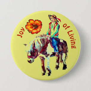 Joy of Living Rider on a Pony badge