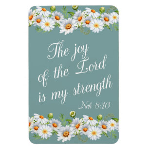Joy Of Lord My Strength Christian Bible Verse  Magnet