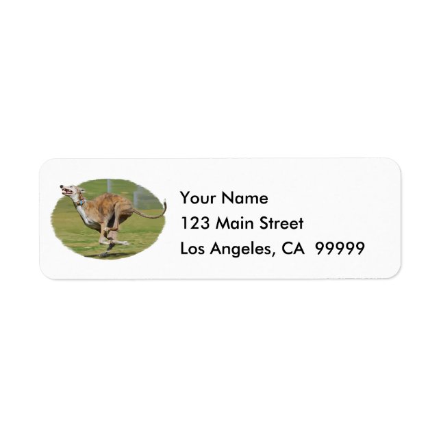 Joy of Running in Grass Return Address Label (Front)