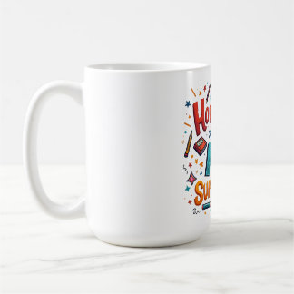 Joy of Studying -no7 Custom-Cut Vinyl Sticker Coffee Mug