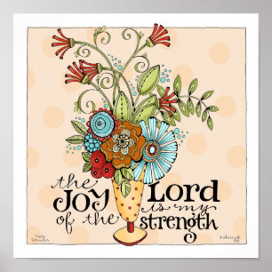 Joy of the Lord - 12 x 12 Art Print