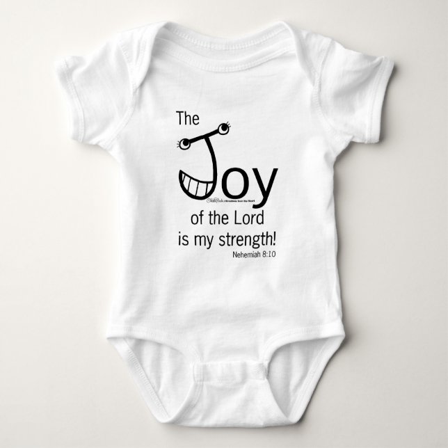 JOY of the Lord Baby Bodysuit (Front)