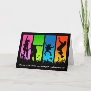 Joy of the Lord Christian Card Nehemiah 8:10