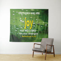 JOY OF THE LORD Christian Church Wall Art