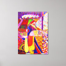 Joy of trading Oil On Canvas by Mojisola A Gbadamo