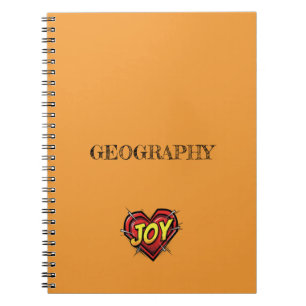 Joy Orange Notebook