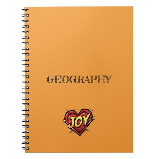 Joy Orange Notebook (Front)