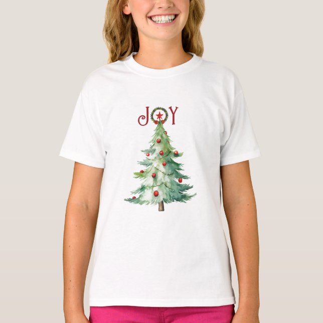 Joy over the Christmas tree T-Shirt (Front)