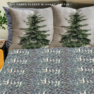 Joy Panes Fleece Blanket