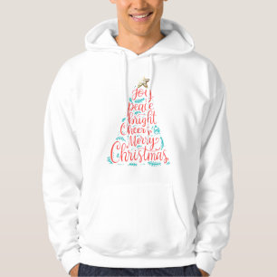 Joy Peace Bright Cheers Merry Christmas T-Shirt Hoodie