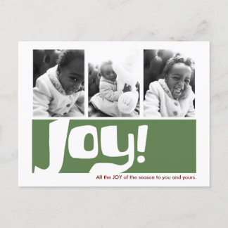 Joy & Peace Holiday 3 Photo Triptych