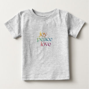 joy peace love baby T-Shirt