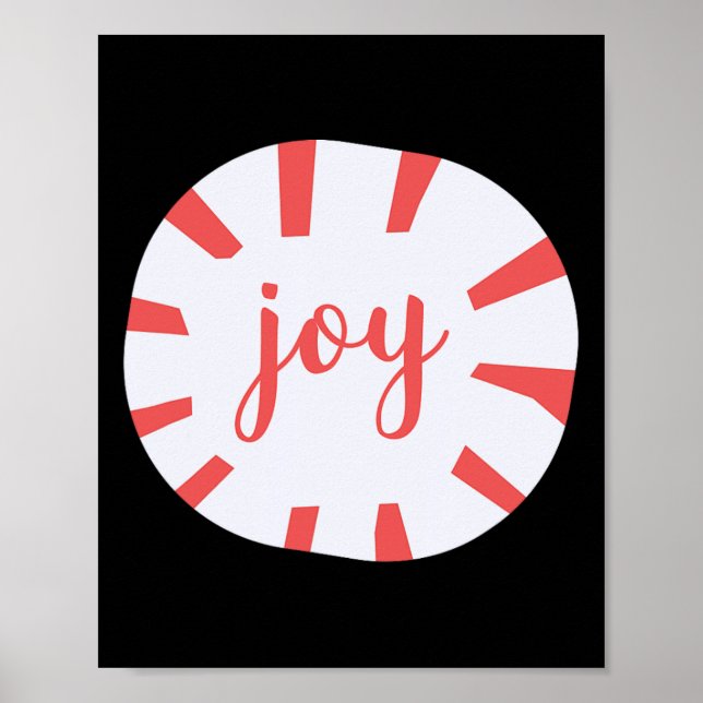 Joy - Peppermint Christmas  Poster (Front)