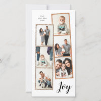 Joy | Photo Booth Film Strip Collage | Holiday