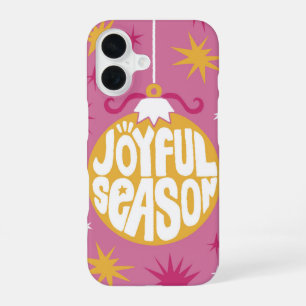 Joy Pop Joyful Season Lettering iPhone 16 Case