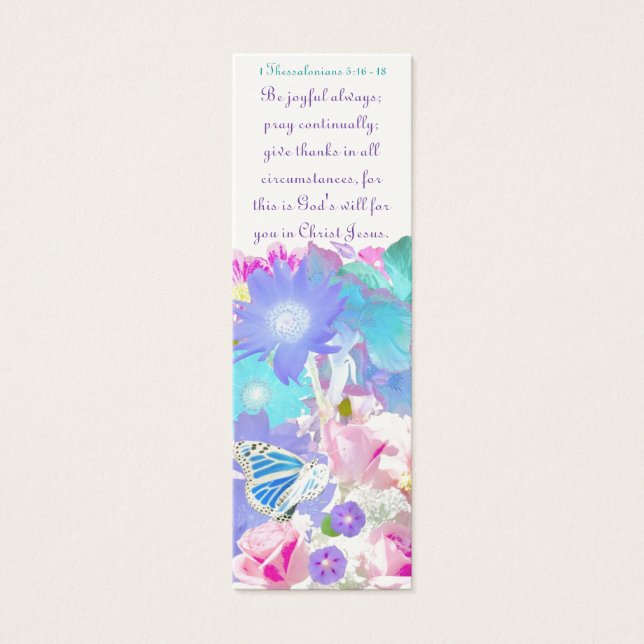 Joy, Prayer and Thanksgiving  Bookmark (Front)