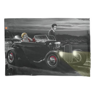 Joy Ride B&W 2 Pillowcase